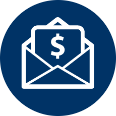 Mail payment icon